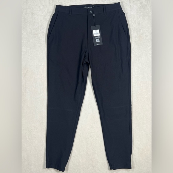 NWT CUTS Clothing Medium Black AO Jogger Performance Pants Work Office Casual - Picture 2 of 8